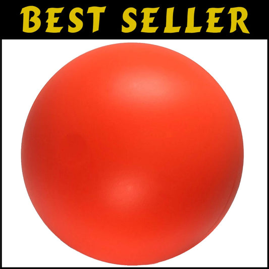 14-Inch Hard Plastic Dog Ball - Perfect for Herding and Push Play Outdoors