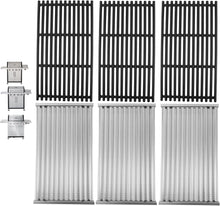 Load image into Gallery viewer, Premium Replacement Emitters and Cast Iron Grates for Charbroil 4-Burner Grills