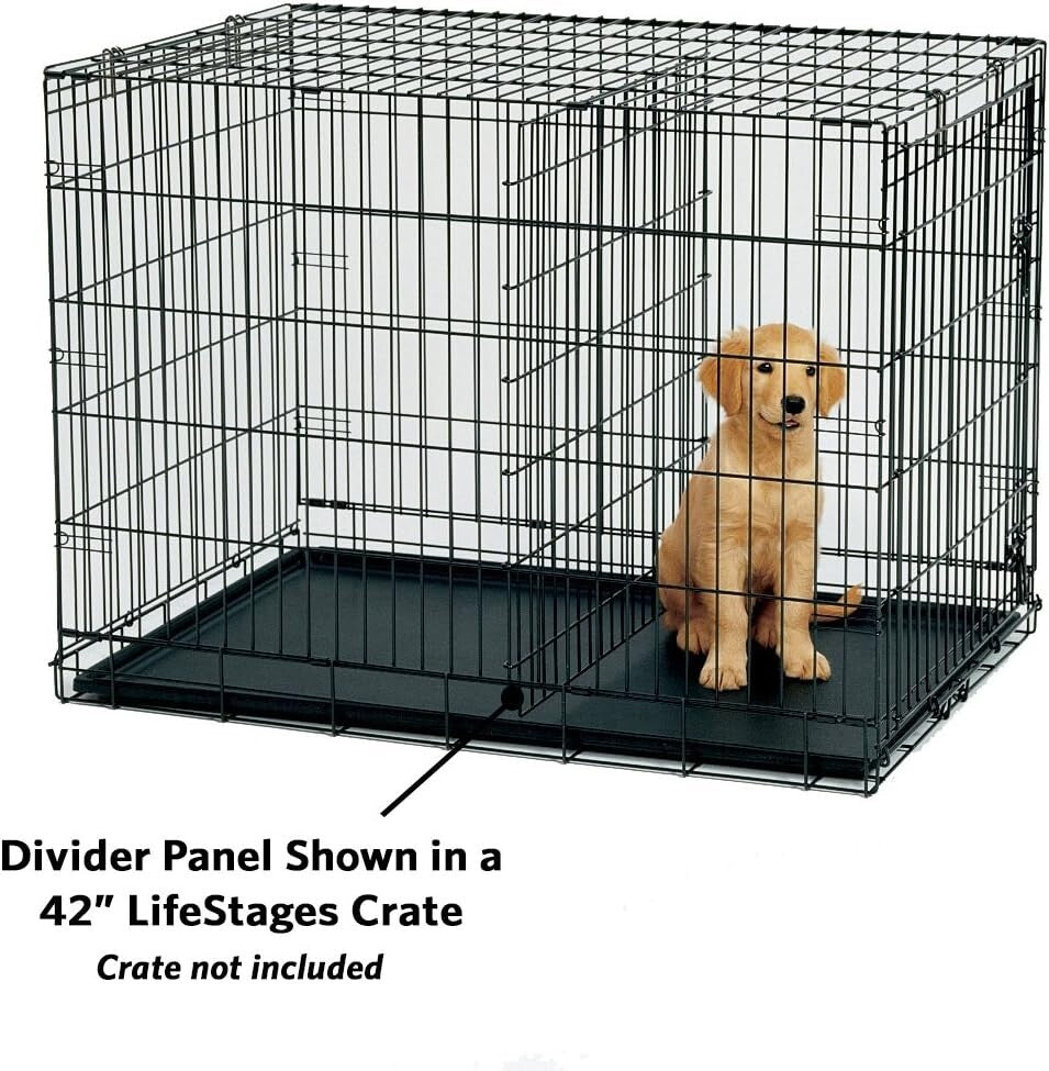 Essential Dog Crate Divider for Large Breeds - Fits 42-Inch Models Effortlessly