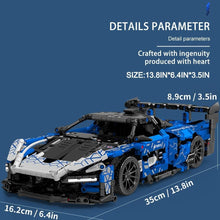 Load image into Gallery viewer, Hands-On 1:14 Supercar Building Blocks Kit with Realistic Features - 1404 Parts