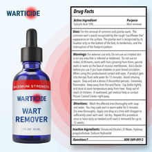 Load image into Gallery viewer, Natural Essential Oil Wart Remover - Safe for Plantar &amp; Genital Warts, 3 Bottles