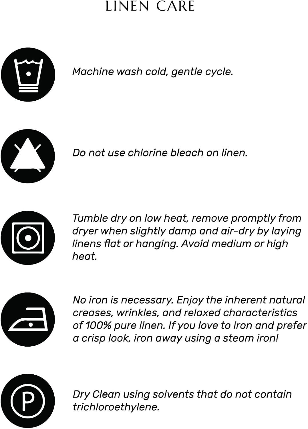 Chic Handmade Linen Placemats - 14x19 Inch Ice Water Color, Easy Care Set of 4