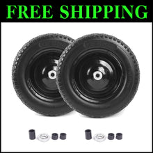 Load image into Gallery viewer, Universal Fit 14.5" Flat-Free Tire &amp; Wheel - Durable, Weather-Resistant Solution