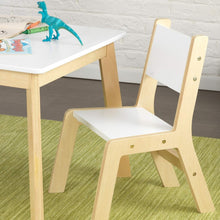 Load image into Gallery viewer, Stylish Kids Table with 2 Rounded Corner Chairs - Safe &amp; Fun Play Space