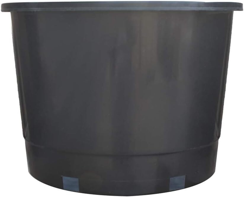 15 Gal HDPE Nursery Pots with Drainage Holes - Ideal for Hydroponics & Soil