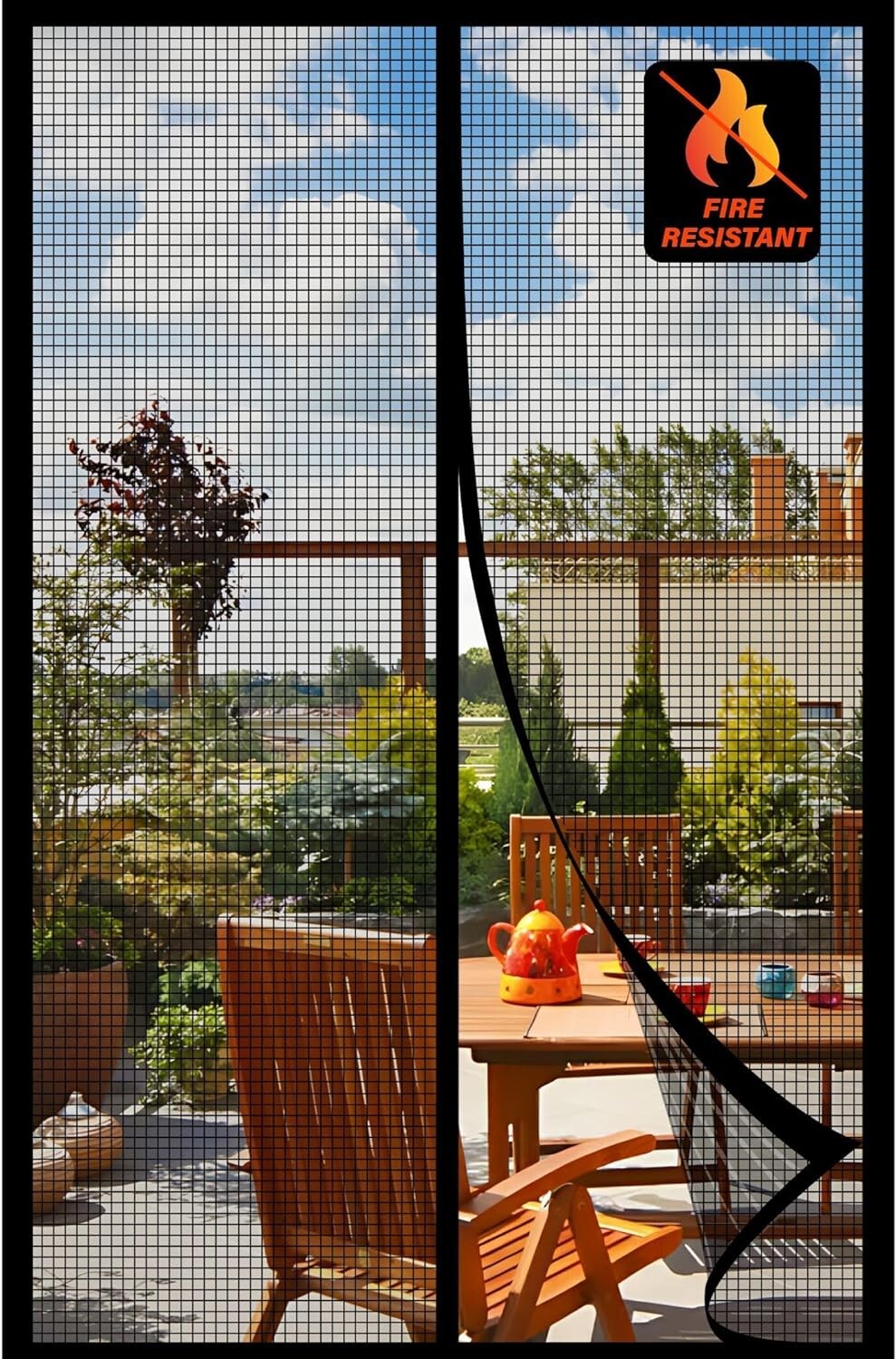 Easy Install 36x80 Inch Magnetic Fiberglass Screen Door – Breeze & Bug-Free