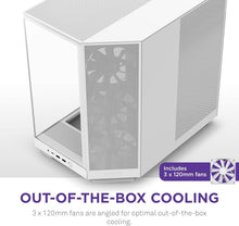 Load image into Gallery viewer, Premium Mid-Tower Case with 3 x 120mm Fans - Enhanced Airflow &amp; Cable Management