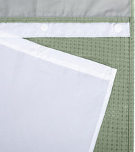 Load image into Gallery viewer, Water-Repellent Sage Green Shower Curtain – Effortless Hook-Free Installation