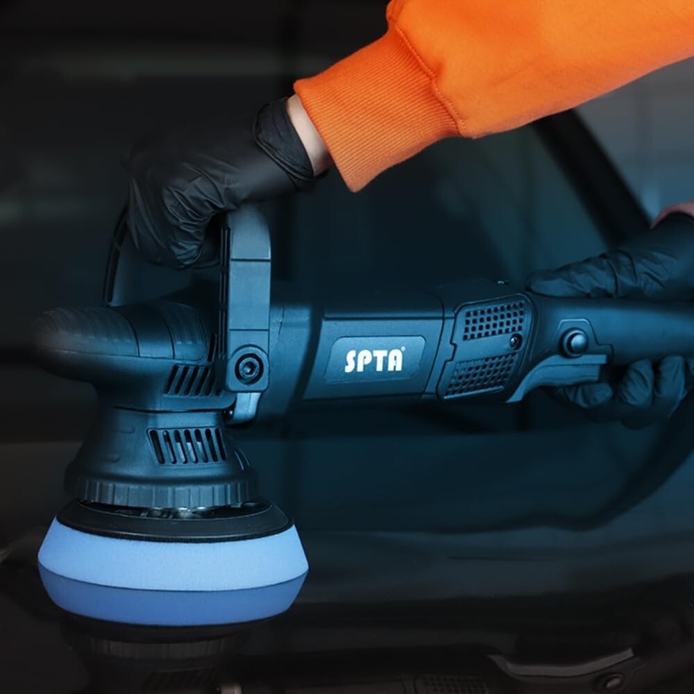 Complete Car Detailing Kit: 5-Inch Polisher, Pads & Accessories for All Surfaces