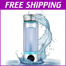Load image into Gallery viewer, Premium Hydrogen Water Bottle Generator – 300ml with LED Display &amp; PEM Tech