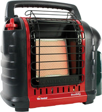 Load image into Gallery viewer, Safe &amp; Efficient 4,000-9,000 BTU Propane Buddy Heater for Camping &amp; Workshops