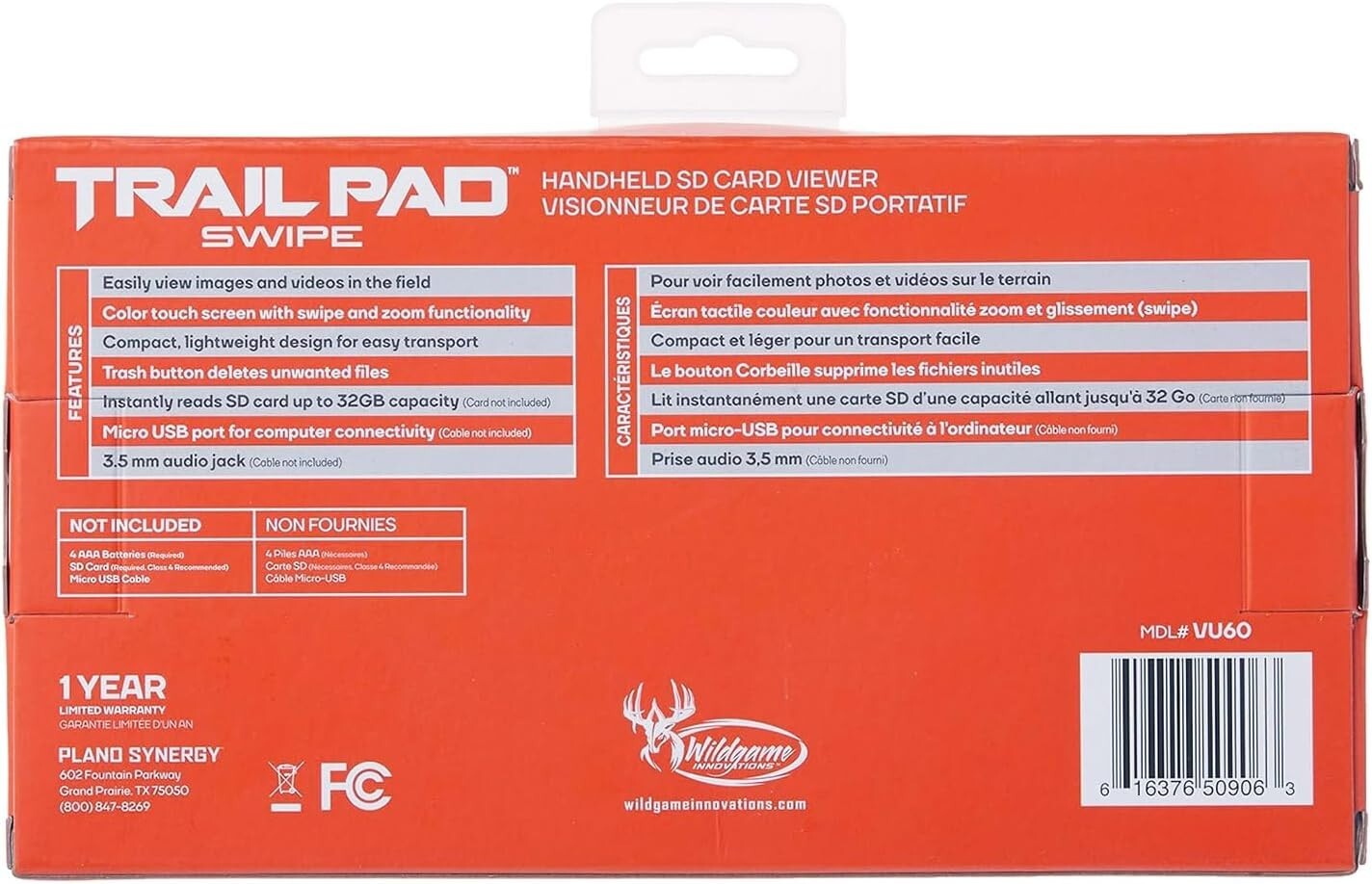 4.3" Touch Screen SD Card Reader for Hunting: Durable, Portable, Water-Resistant