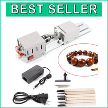 Load image into Gallery viewer, Compact Wood Lathe Machine - 70mm Turning Diameter for Home Woodworking