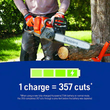 Load image into Gallery viewer, Battery-Powered Power Axe 350i Chainsaw: 25% More Power Boost Mode Included