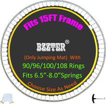 Load image into Gallery viewer, Trampoline Replacement Mat for 15ft Frame - UV Resistant &amp; Easy Setup Included