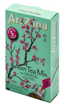 Load image into Gallery viewer, Low-Calorie Green Tea Stix with Ginseng - Mixed Flavors, Quick Refreshment Pack