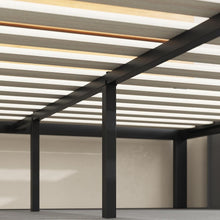 Load image into Gallery viewer, Paul Twin Metal and Bamboo Bed Frame - Easy Assembly, Stylish Under-Bed Storage