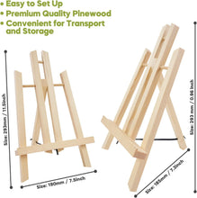 Load image into Gallery viewer, Versatile 16 Pack Tabletop Easels - Portable Art Stand for Kids &amp; Beginners