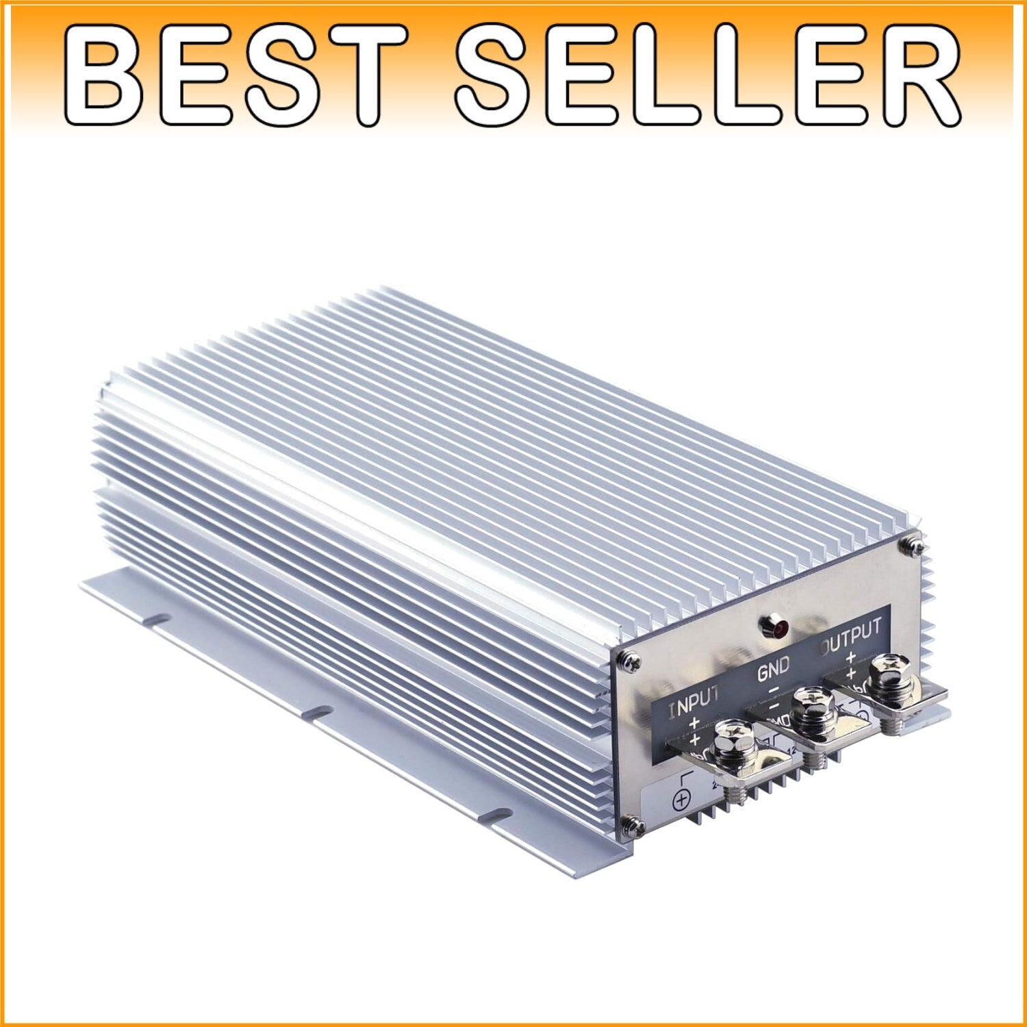 Efficient DC 24V to 12V 100A Step-Down Converter - Weatherproof Power Supply