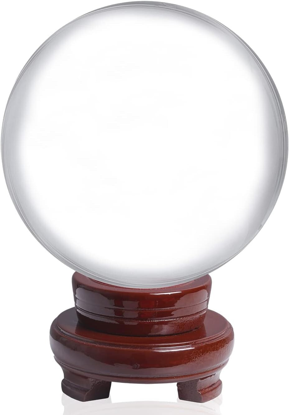 Stunning 120mm Polished K9 Crystal Ball with Free Stand - Home Decor Essential
