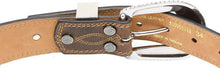 Load image into Gallery viewer, Cotton Women's Fatbaby Center Stitch Belt - 34' Brown Essential for Fashionistas