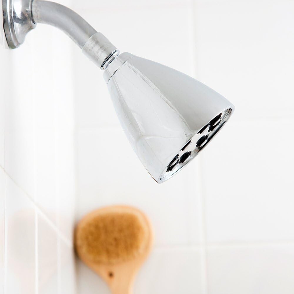 Polished Chrome High Pressure Shower Head with Adjustable Anystream Technology