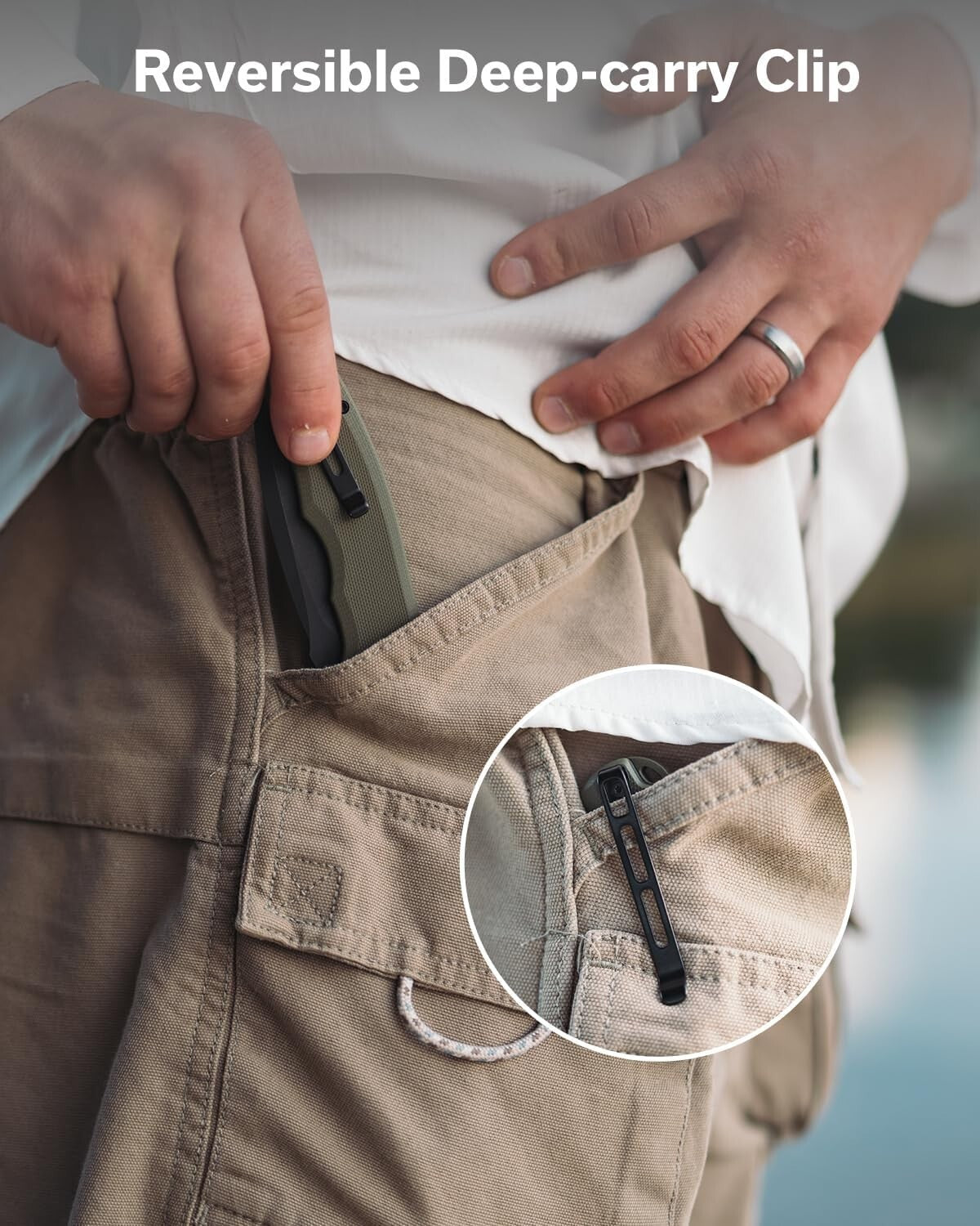 Durable Folding Praxis Knife with Smooth Opening - Perfect for Camping & Hiking