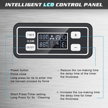 Load image into Gallery viewer, Commercial 48 lbs Stainless Steel Ice Maker with Quick 00 Lbs Daily Production