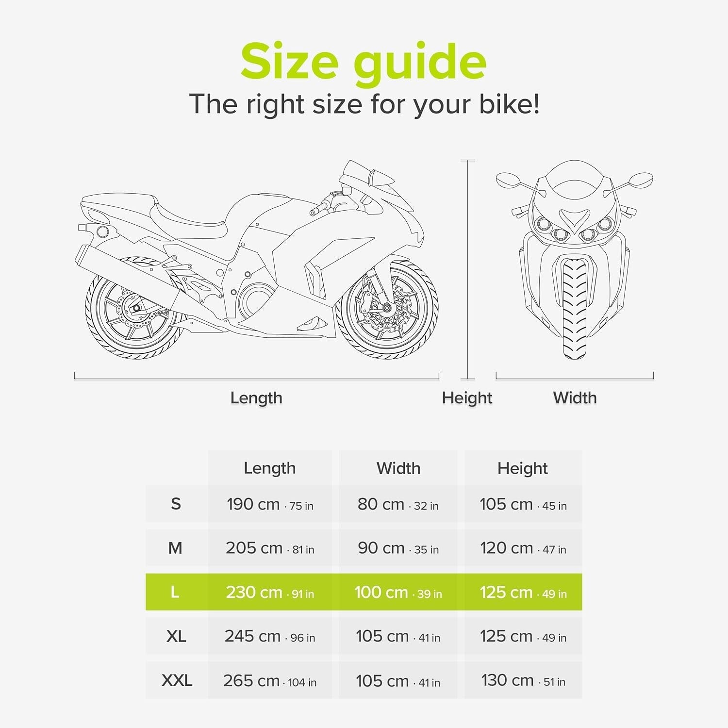 Breathable Waterproof Motorcycle Cover - Easy Fit & Reinforced Security Openings