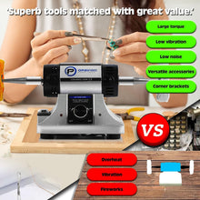 Load image into Gallery viewer, Portable Jewelry Buffing Machine with Cotton Buffs and Safety Glasses Included