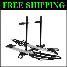 Load image into Gallery viewer, Heavy-Duty Hitch Mount Bike Rack for E-Bikes - Fits SUVs &amp; RVs with 2” Receiver