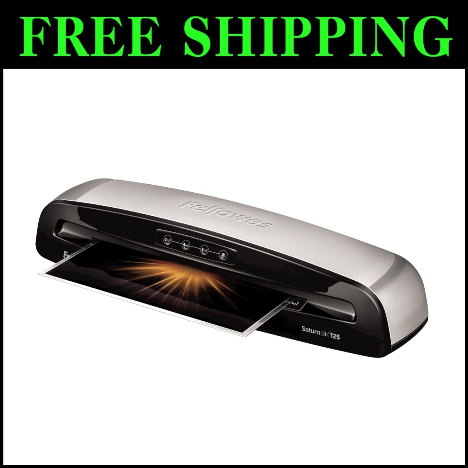 12.5 Inch Satin Thermal Laminator - Rapid 1 Minute Warm-Up & Jam-Free Operation