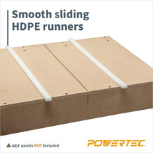 Load image into Gallery viewer, Safety First: 24" Table Saw Sled with Blade Guard &amp; Accessories for Woodworking