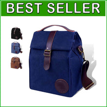Load image into Gallery viewer, Stylish Waterproof Lunch Box with Shoulder Strap - Perfect for Work &amp; Picnics