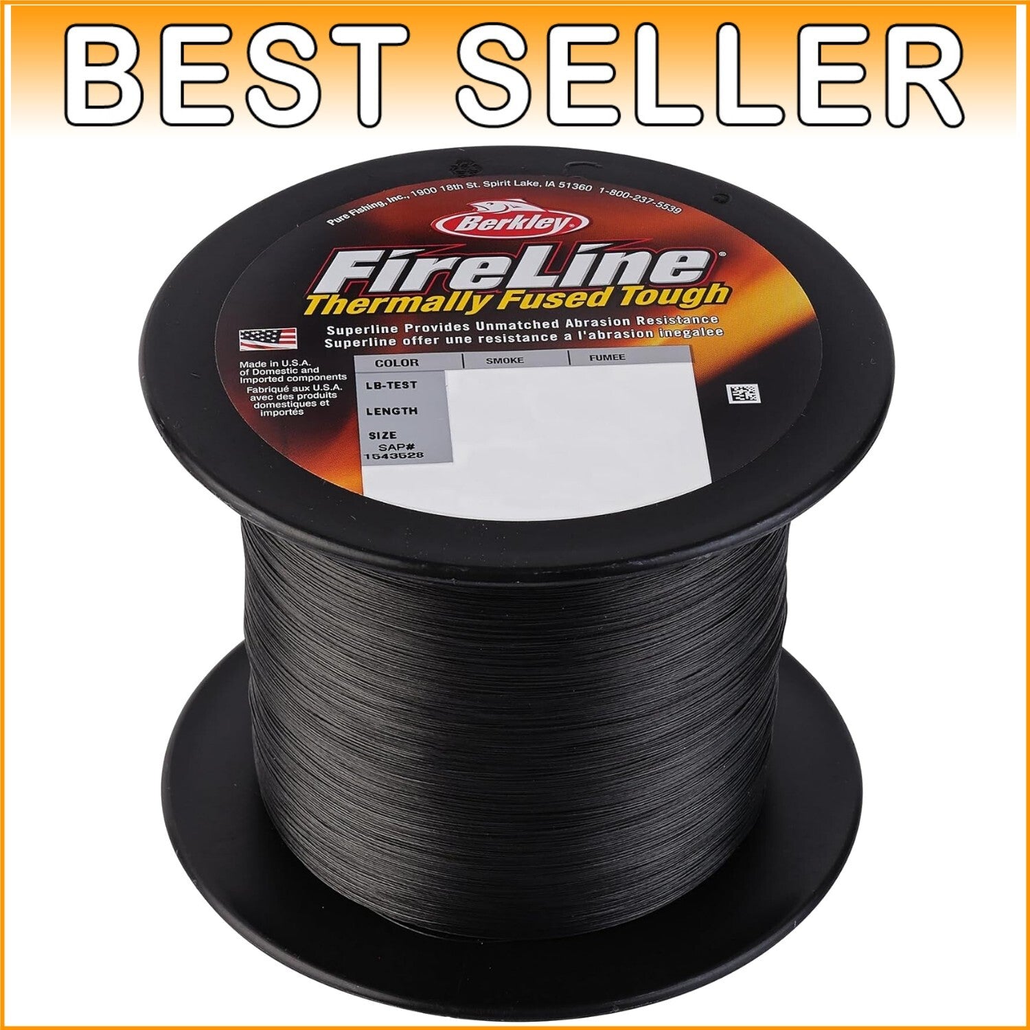 1500yd Fireline Braided Fishing Line 20lb - Unmatched Sensitivity & Strength