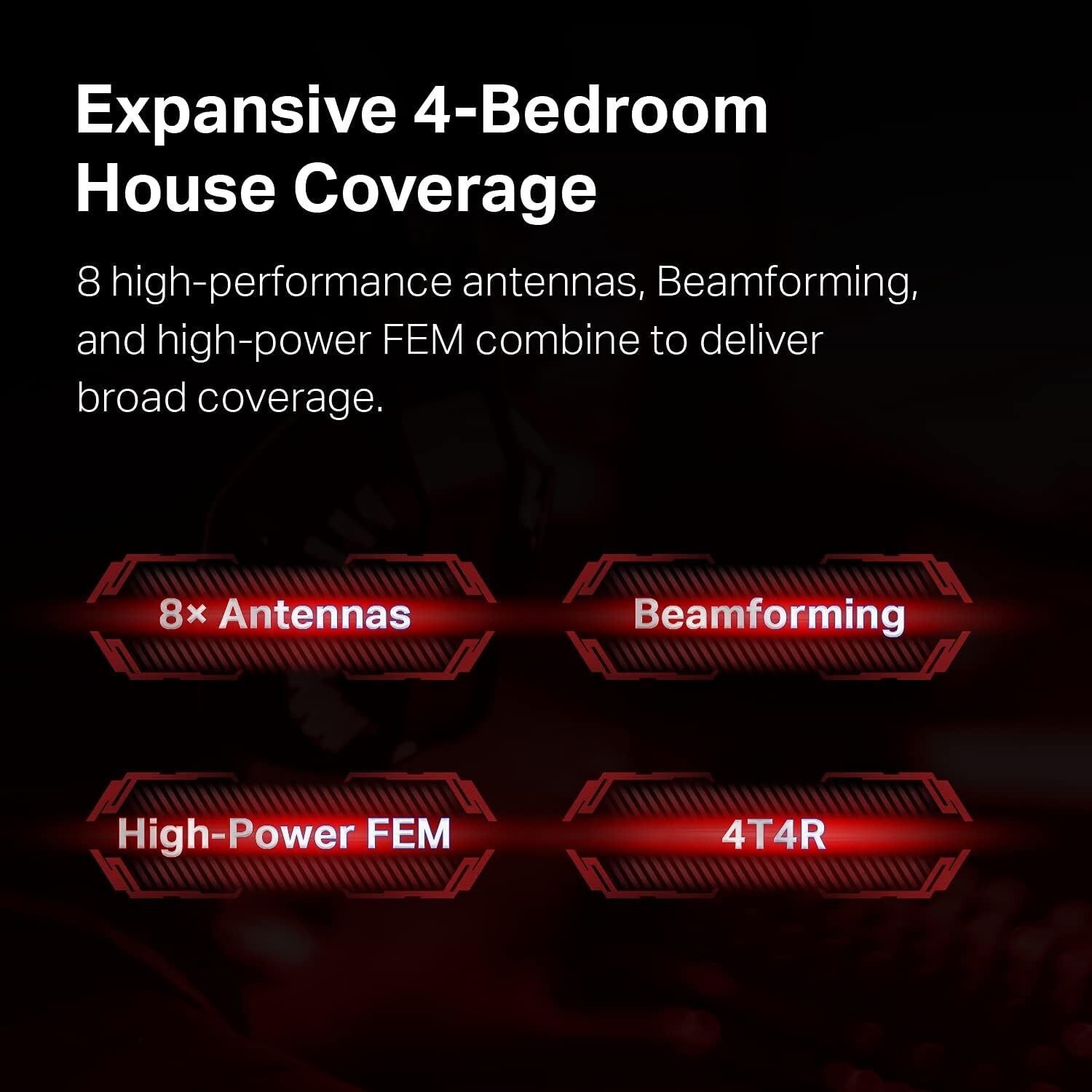High-Speed Gigabit AX6600 Router with HomeShield Security for Large Homes