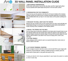 Load image into Gallery viewer, Elegant 3D Matte Black Wall Panels for Living Room - 12 Pack, Easy Glue Down