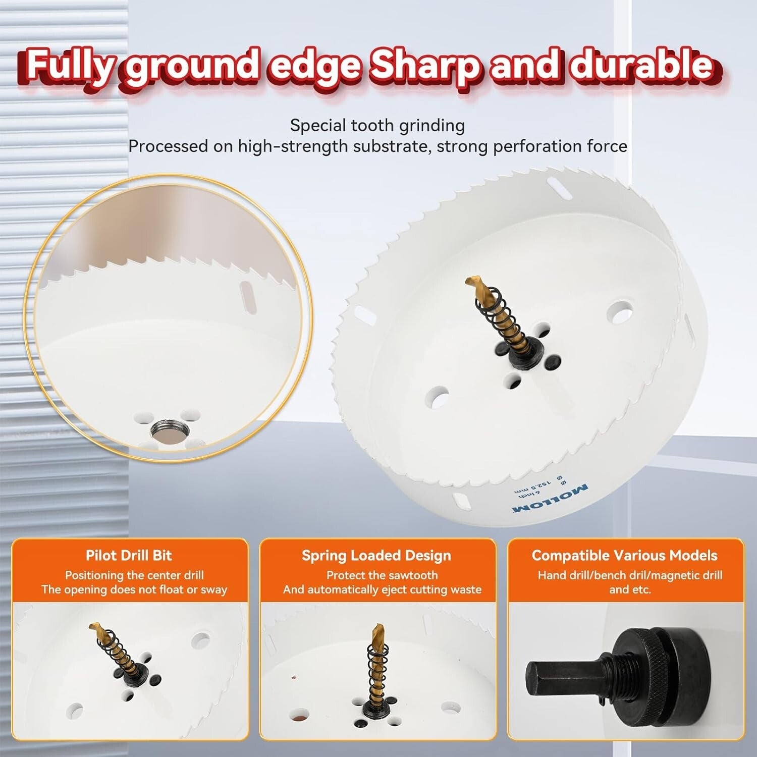 Durable 260.5mm HSS M42 Hole Saw - Effortless Cutting for Professionals & DIY