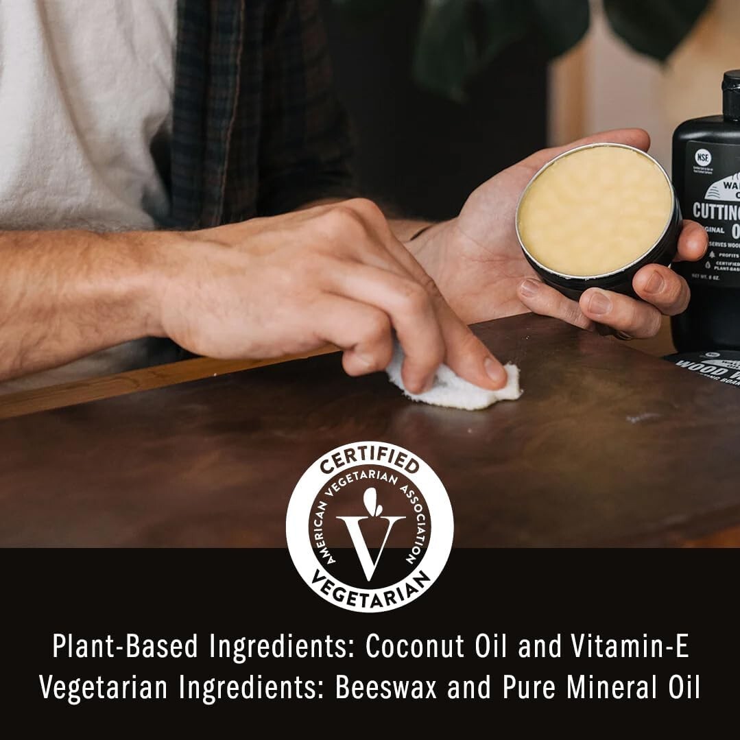 1 Gallon Jug of Walrus Oil for Cutting Boards - Black Wood Butcher Block Oil