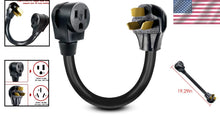 Load image into Gallery viewer, Compact NEMA 10-50P to NEMA 6-50R 50A Adapter Cord - Lightweight &amp; Durable