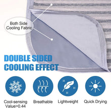 Load image into Gallery viewer, Breathable Double-Sided Cooling Blanket for Hot Summer Nights - Travel-Friendly