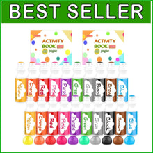 Load image into Gallery viewer, Kid-Friendly Washable Dot Markers Set with Dual Activity Books for Endless Fun