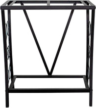 Load image into Gallery viewer, Compact 20 Gallon Aquarium Stand, Black Powder-Coated - Leg Base Design