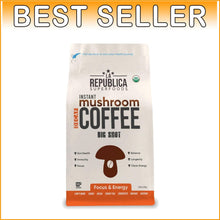 Load image into Gallery viewer, Experience Clean Energy: 120 Servings of La Republica Decaf Mushroom Coffee