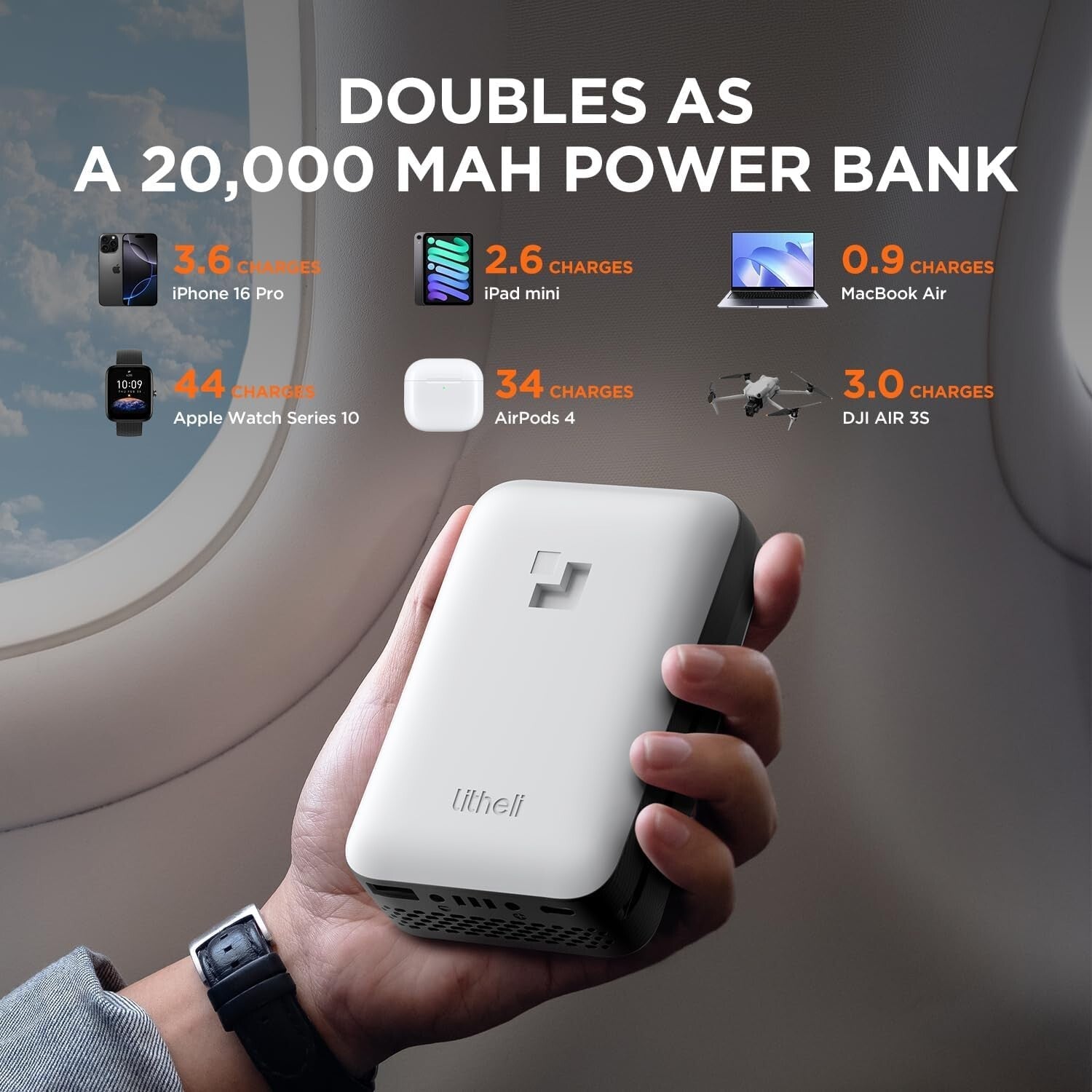 Battery-Powered Lawn Mower: 13" Cutting Width with Brushless Motor & 4Ah Battery