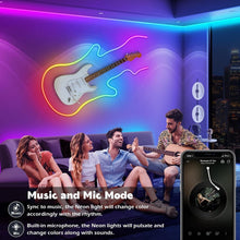 Load image into Gallery viewer, Waterproof Flexible 100Ft RGB Neon Lights - App &amp; Remote Controlled for Parties