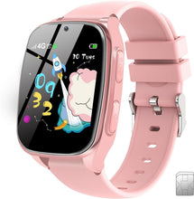 Load image into Gallery viewer, 4G Kids Smartwatch with SOS, Games &amp; Parental Control - Perfect Gift in Pink