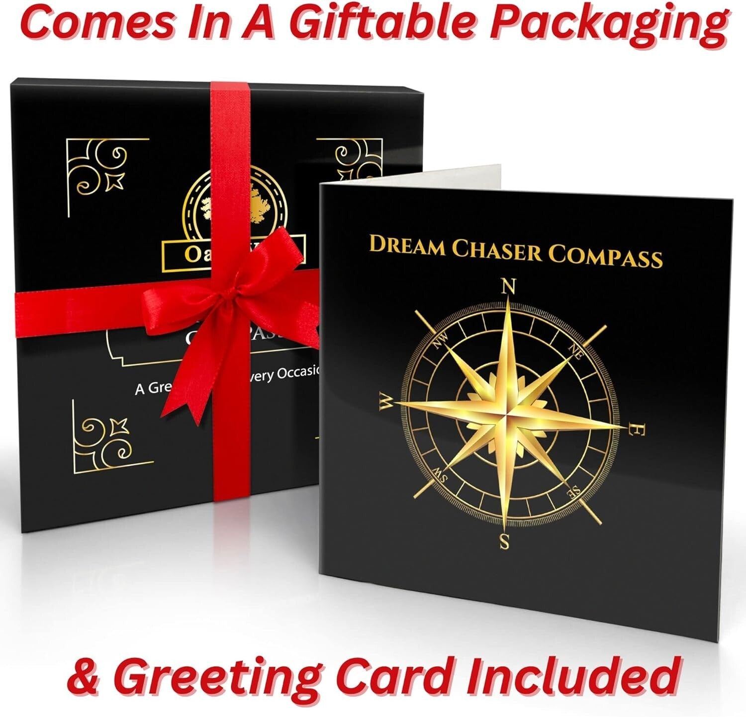 Unique Personalized Graduation Gift - Inspirational Compass with Keepsake Box