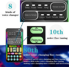 Load image into Gallery viewer, USB-Powered Gaming Sound Board with 18 Sound Effects – Real-Time Voice Changing