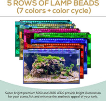 Load image into Gallery viewer, Energy Efficient 18W Aquarium Light with Waterproof Design &amp; Timer Functions
